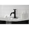 Kingston Brass KSD2820RX Single-Handle Bathroom Faucet with Push Pop-Up, Matte Black KSD2820RX - alternate 2